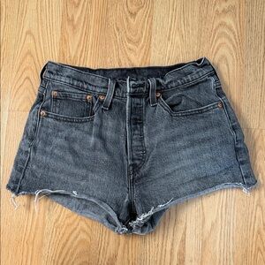 Levi’s 501 Black Jean Cutoff Shorts
